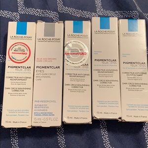 FIVE OUTDATED La Roche Pigmentclar Eyes. .5oz each